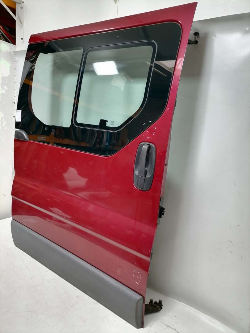 Renault Trafic 2 original Schiebet&uuml;r rechts NV713 Rouge Cerise verglast Bj.2008